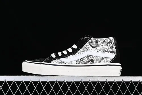 All categories Vans Vans series Vans Mid Vans China Vans Sk8-Mid Vans official mid-top casual sneakers VN0A3WM34PL